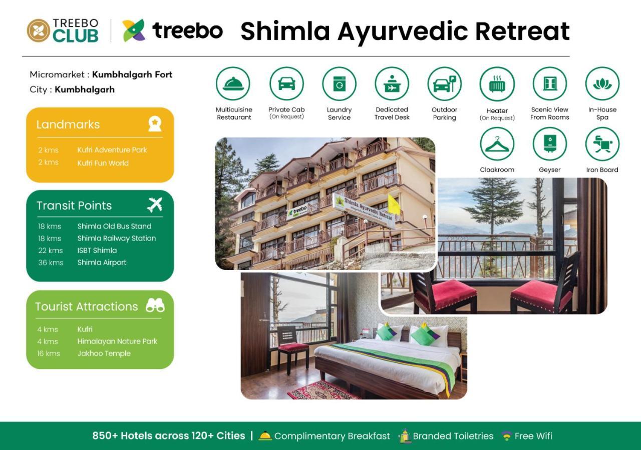 Отель Treebo Shimla Ayurvedic Retreat Куфри Экстерьер фото